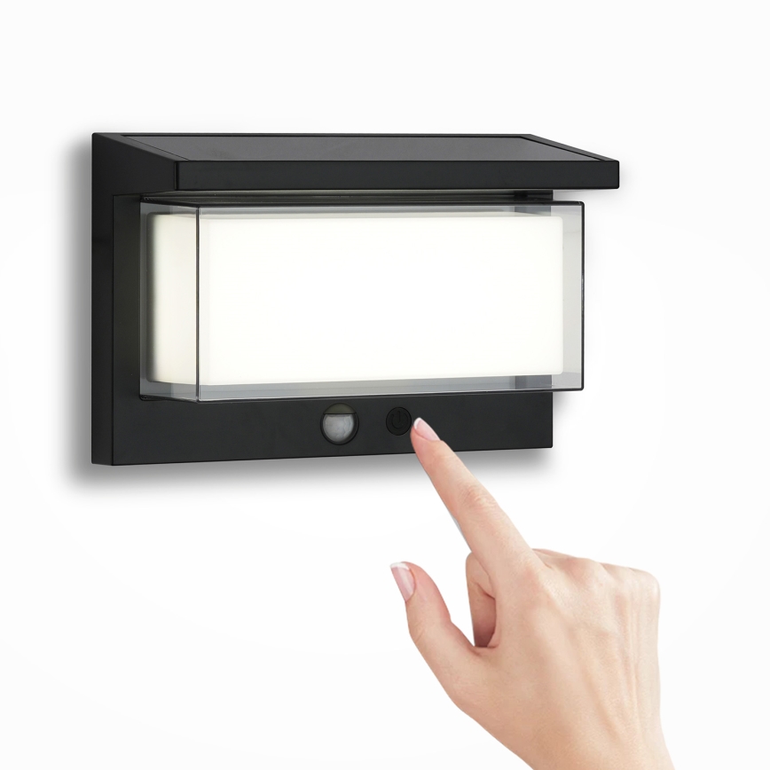 Brilagi - Ηλιακό επιτοίχιο φωτιστικό LED με αισθητήρα SUN LUME LED/10W/3,7V 4000 mAh IP44