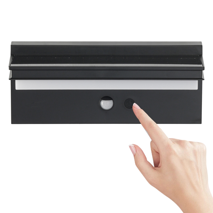 Brilagi - Ηλιακό επιτοίχιο φωτιστικό LED με αισθητήρα SUN SENSE LED/10W/3,7V 4000 mAh IP44