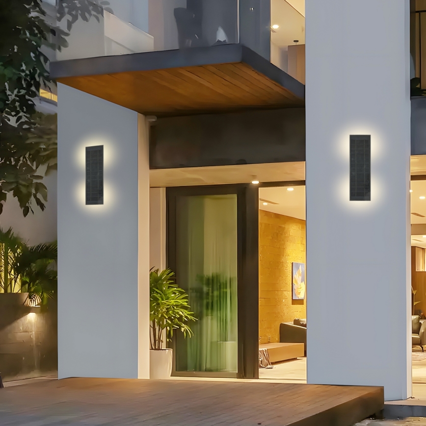 Brilagi - Ρυθμιζόμενο ηλιακό επιτοίχιο φωτιστικό LED SUN LED/2,5W/230V 30 cm 2000 mAh IP44