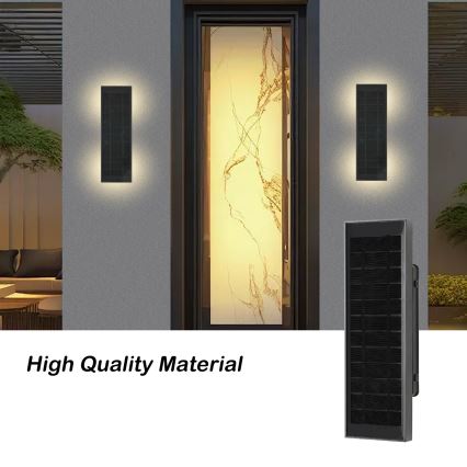 Brilagi - Ρυθμιζόμενο LED ηλιακό φωτιστικό τοίχου SUN LED/2,5W/3,7V 30 cm 2000 mAh IP44