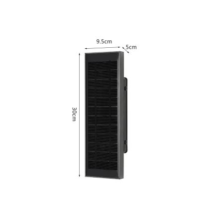 Brilagi - Ρυθμιζόμενο LED ηλιακό φωτιστικό τοίχου SUN LED/2,5W/3,7V 30 cm 2000 mAh IP44