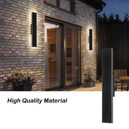 Brilagi - Ηλιακό επιτοίχιο LED φωτιστικό ρυθμιζόμενης έντασης SUN LED/4W/230V 60 cm 4000 mAh IP44