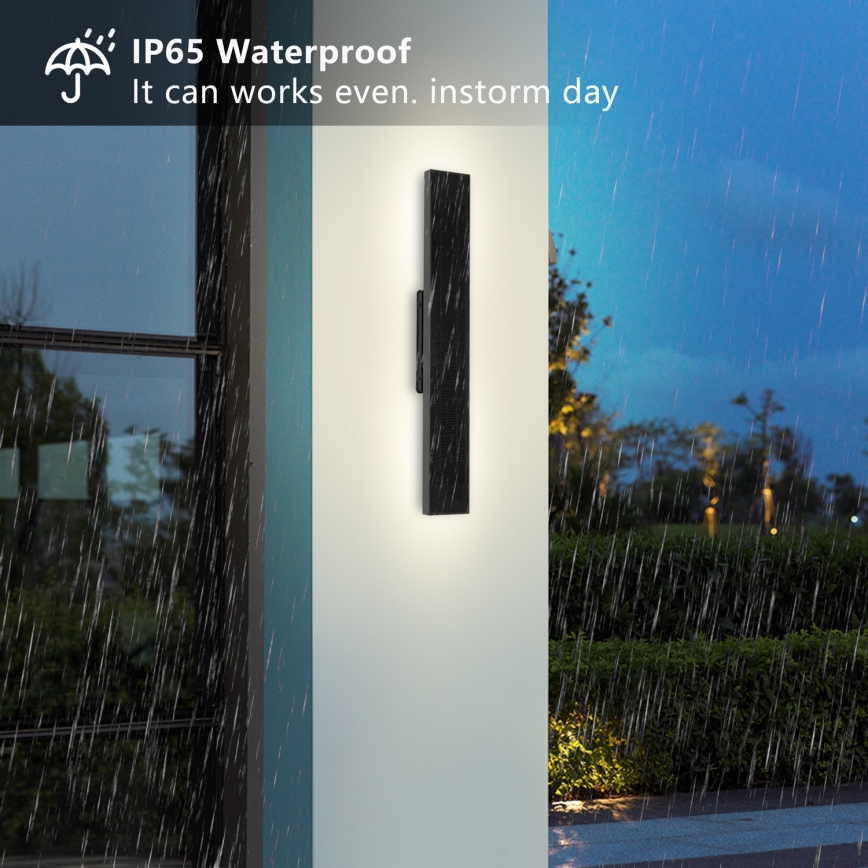 Brilagi - Ηλιακό επιτοίχιο LED φωτιστικό ρυθμιζόμενης έντασης SUN LED/4W/230V 60 cm 4000 mAh IP44