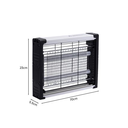 Brilagi - LED ηλεκτρική παγίδα εντόμων UV 2xLED/7,5W/230V 90 m2