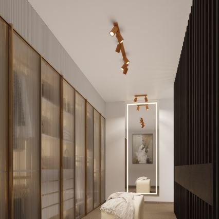 Brilagi - LED σημειακό φωτιστικό CRESTO, 1xGU10/10W/230V, 30 cm, χρυσό