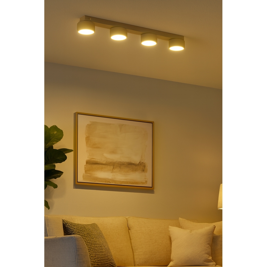 Brilagi - LED σημειακό φωτιστικό MONO 4xGX53/30W/230V μπεζ