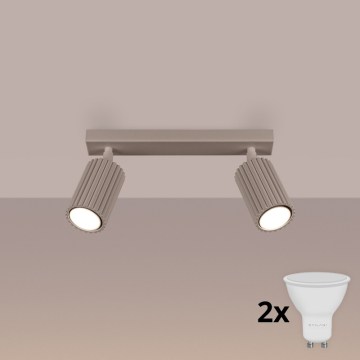 Brilagi - LED σποτ CRESTO 2xGU10/10W/230V ταουπ