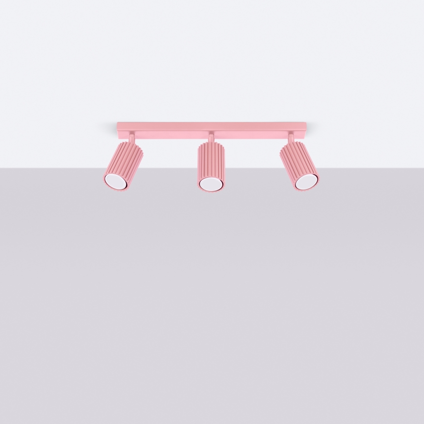 Brilagi - LED σποτ CRESTO 3xGU10/10W/230V ροζ