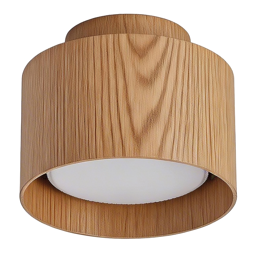 BRILAGI - LED σποτ φωτιστικό BACKLIT 1xGX53/15W/230V + LED/3W διάμ. 10 cm σε απόχρωση δρυός