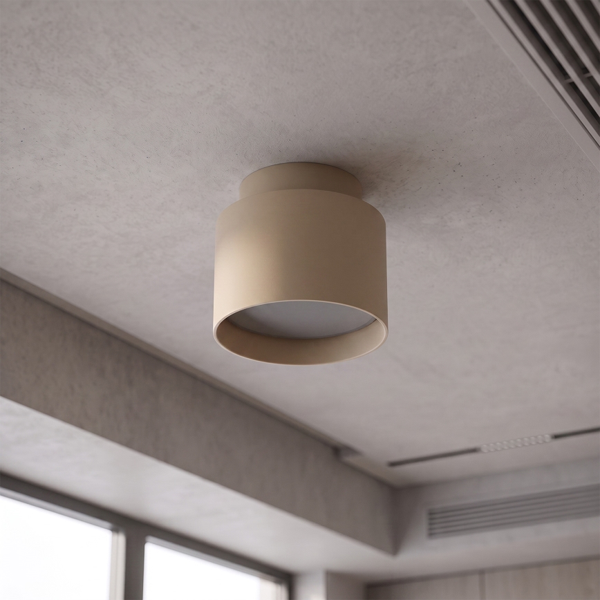 BRILAGI - LED σποτ φωτιστικό BACKLIT 1xGX53/15W/230V + LED/3W διάμ. 8 cm μπεζ