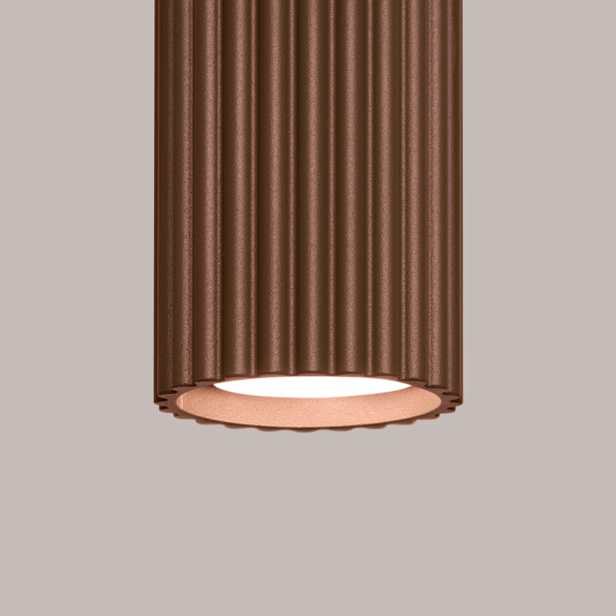 Brilagi - LED σποτ φωτιστικό CRESTO 1xGU10/10W/230V 10 cm καφέ