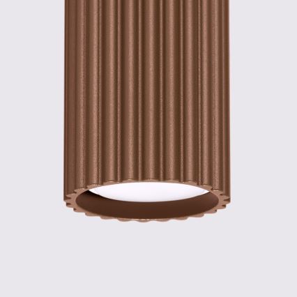 Brilagi - LED σποτ φωτιστικό CRESTO 1xGU10/10W/230V 10 cm καφέ