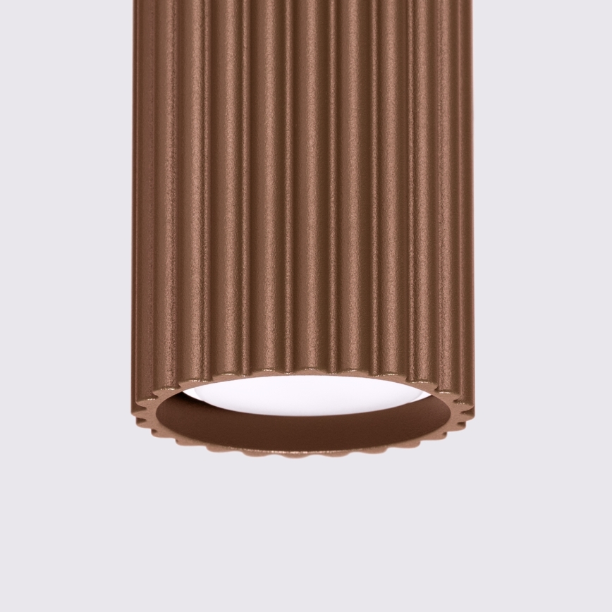 Brilagi - LED σποτ φωτιστικό CRESTO 1xGU10/10W/230V 10 cm καφέ