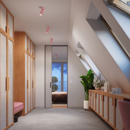 Brilagi - LED σποτ φωτιστικό CRESTO 1xGU10/10W/230V ροζ