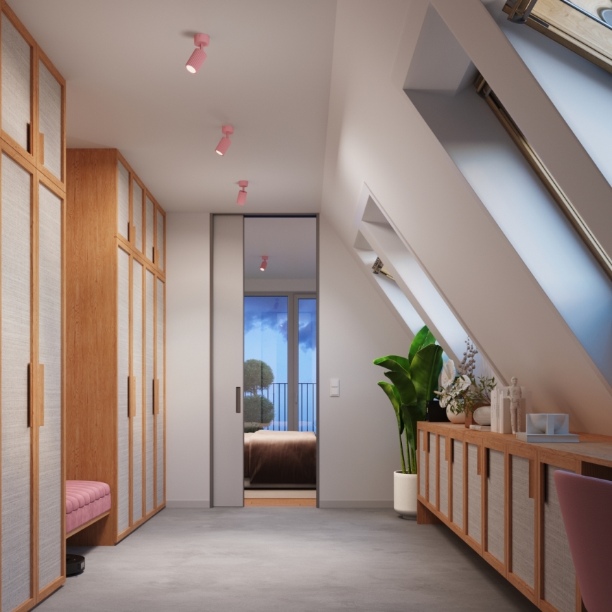 Brilagi - LED σποτ φωτιστικό CRESTO 1xGU10/10W/230V ροζ