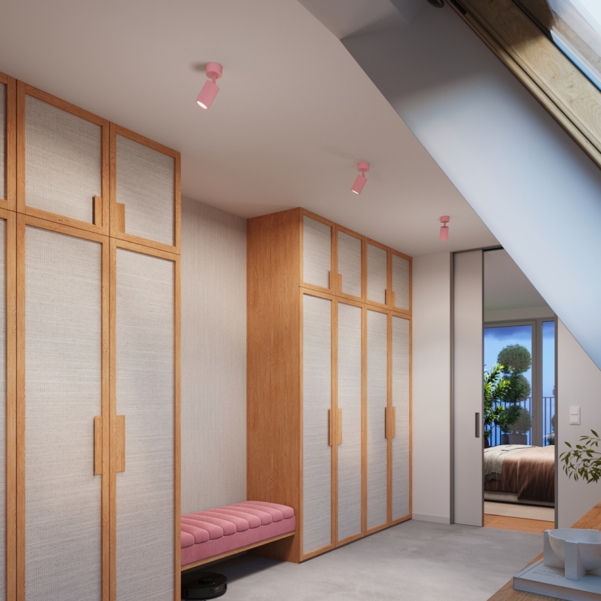 Brilagi - LED σποτ φωτιστικό CRESTO 1xGU10/10W/230V ροζ