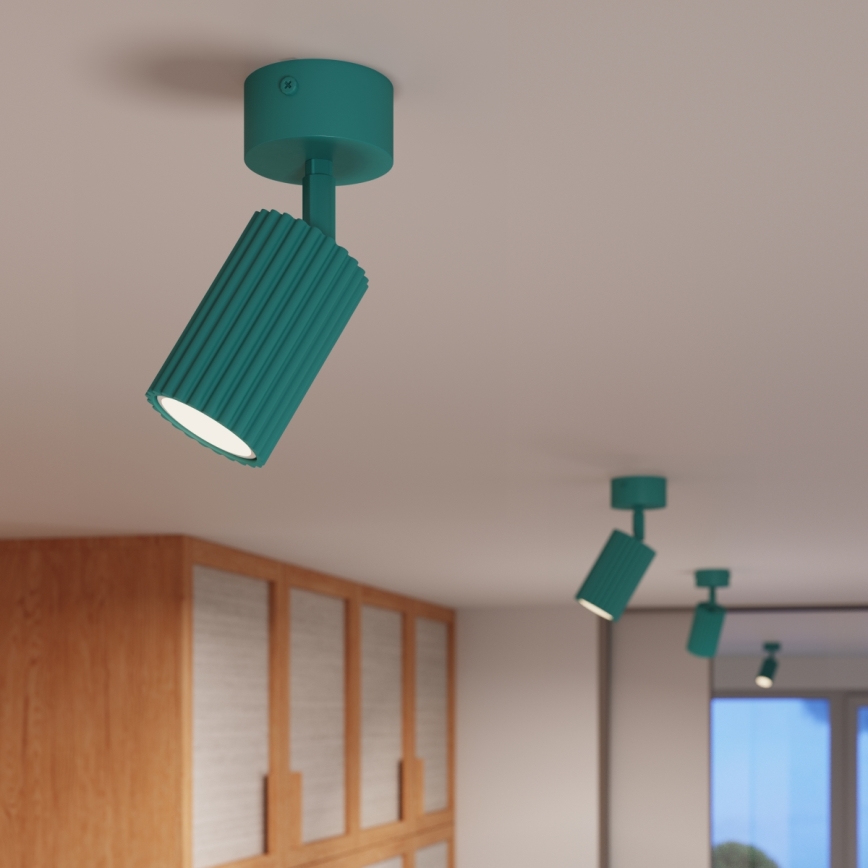 Brilagi - LED σποτ φωτιστικό CRESTO 1xGU10/10W/230V τιρκουάζ