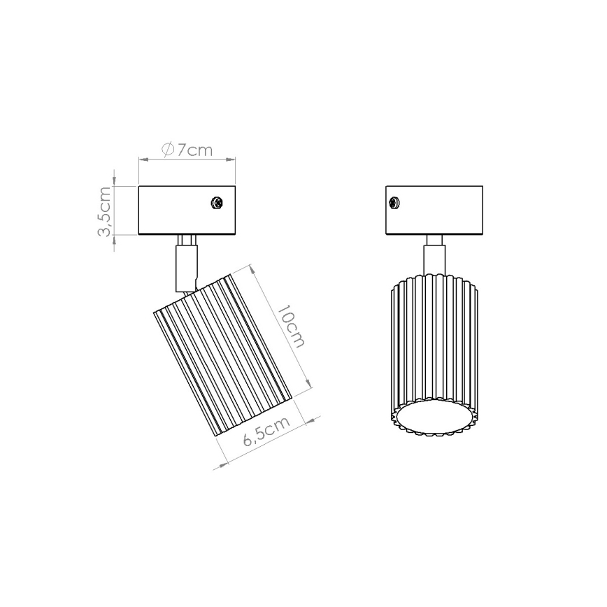 Brilagi - LED σποτ φωτιστικό CRESTO 1xGU10/10W/230V μπορντό