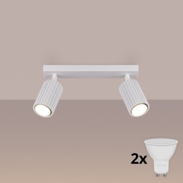 Brilagi - LED σποτ φωτιστικό CRESTO 2xGU10/10W/230V λευκό