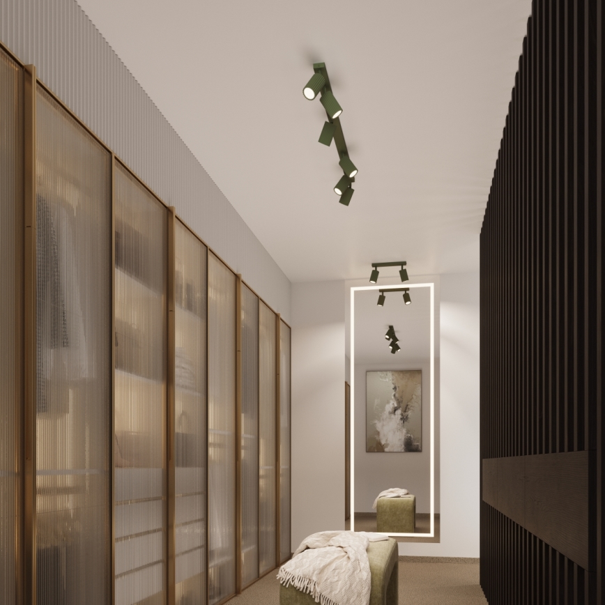 Brilagi - LED σποτ φωτιστικό CRESTO 2xGU10/10W/230V, πράσινο