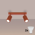 BRILAGI - LED σποτ φωτιστικό CRESTO 2xGU10/10W/230V πορτοκαλί
