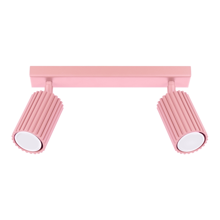 Brilagi - LED σποτ φωτιστικό CRESTO 2xGU10/10W/230V ροζ