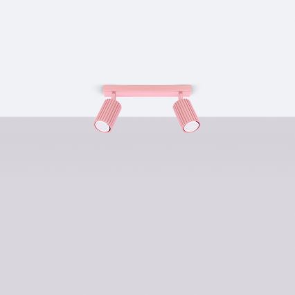Brilagi - LED σποτ φωτιστικό CRESTO 2xGU10/10W/230V ροζ