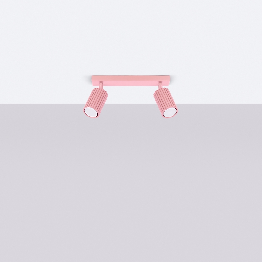 Brilagi - LED σποτ φωτιστικό CRESTO 2xGU10/10W/230V ροζ