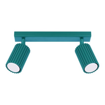 Brilagi - LED σποτ φωτιστικό CRESTO 2xGU10/10W/230V τουρκουάζ