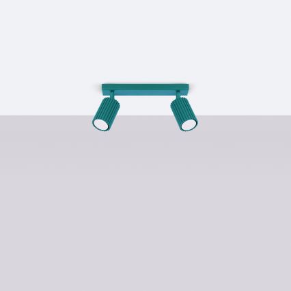 Brilagi - LED σποτ φωτιστικό CRESTO 2xGU10/10W/230V τουρκουάζ