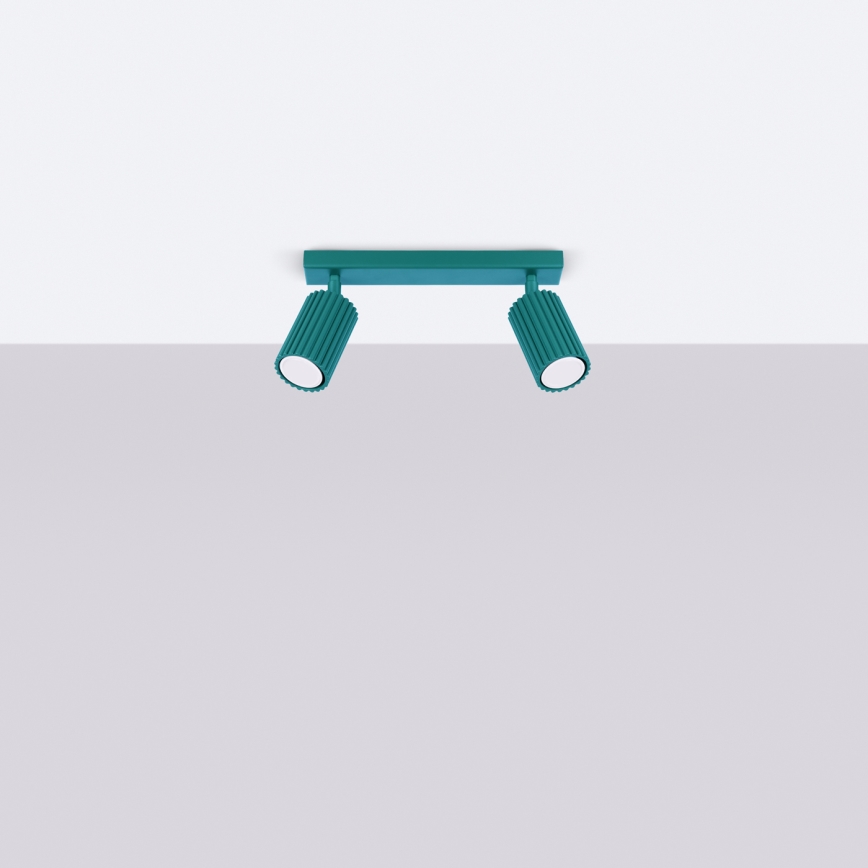 Brilagi - LED σποτ φωτιστικό CRESTO 2xGU10/10W/230V τουρκουάζ