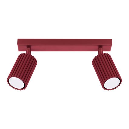 Brilagi - LED σποτ φωτιστικό CRESTO 2xGU10/10W/230V Μπορντό