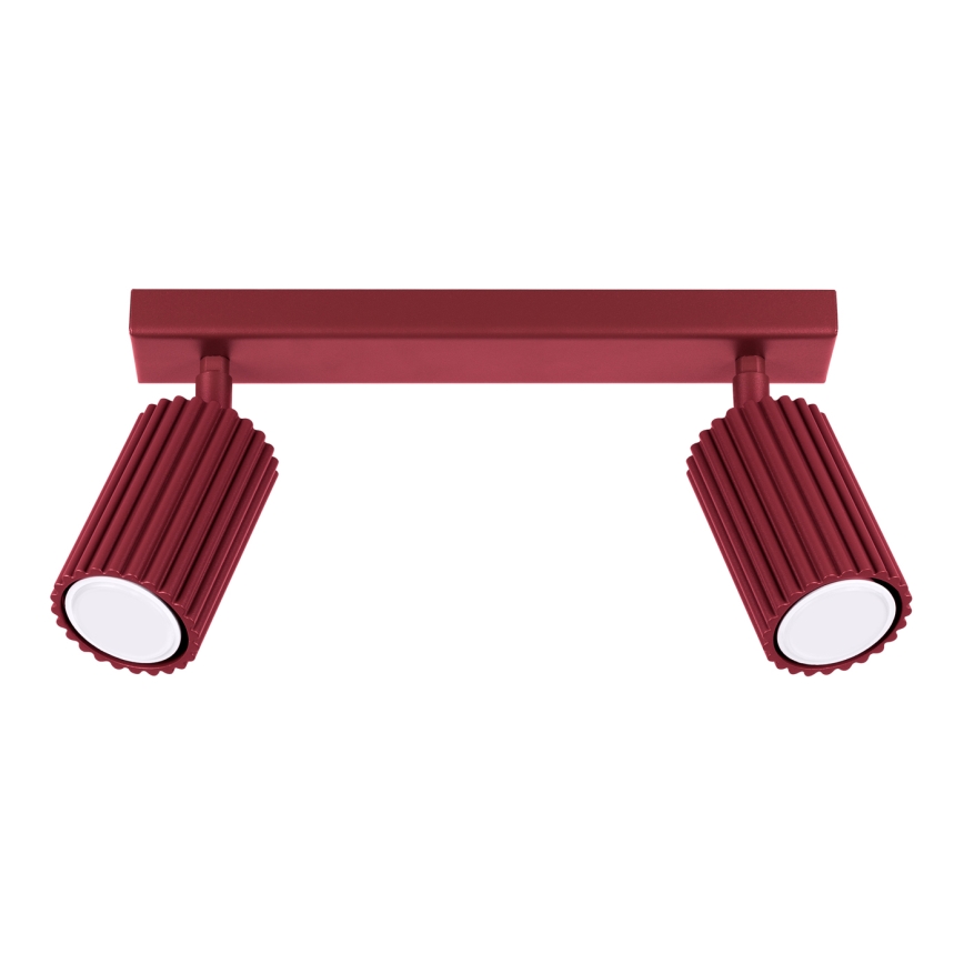 Brilagi - LED σποτ φωτιστικό CRESTO 2xGU10/10W/230V Μπορντό