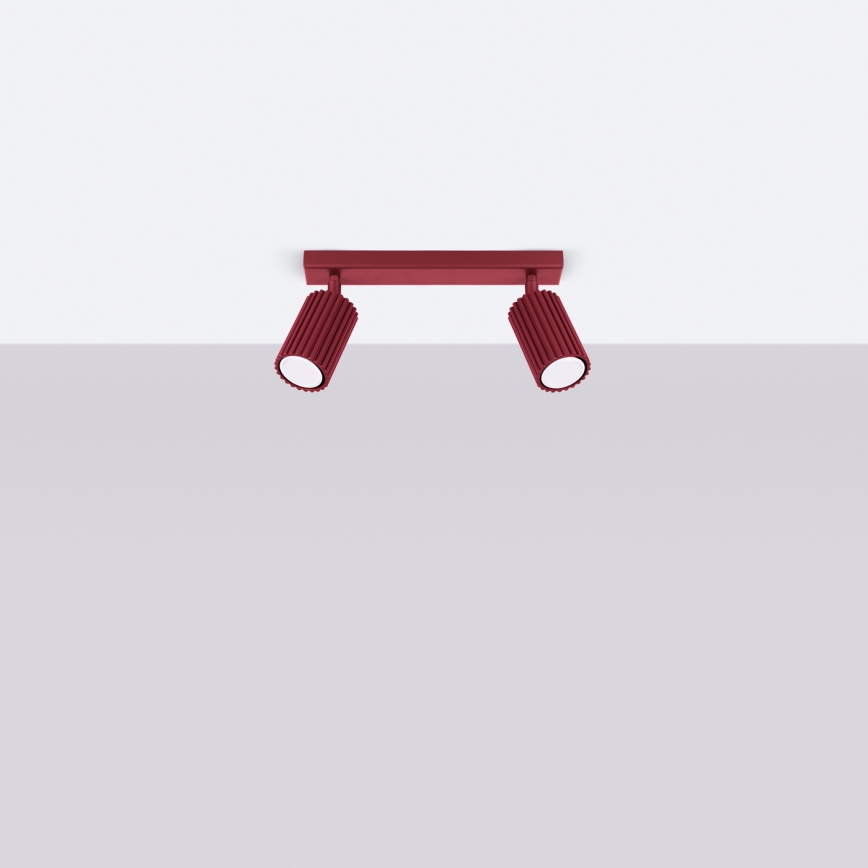 Brilagi - LED σποτ φωτιστικό CRESTO 2xGU10/10W/230V Μπορντό