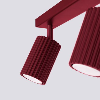 Brilagi - LED σποτ φωτιστικό CRESTO 2xGU10/10W/230V Μπορντό