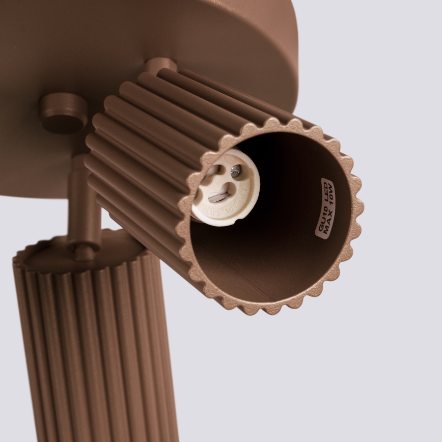 Brilagi - LED σποτ φωτιστικό CRESTO 3xGU10/10W/230V καφέ