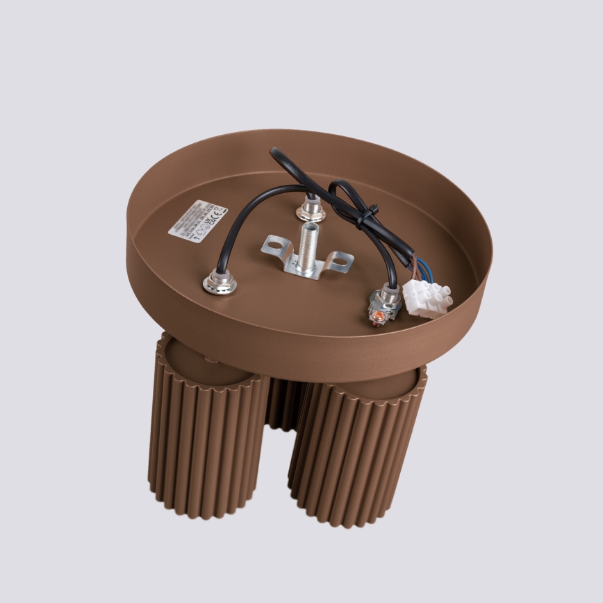 Brilagi - LED σποτ φωτιστικό CRESTO 3xGU10/10W/230V καφέ