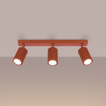 Brilagi - LED σποτ φωτιστικό CRESTO 3xGU10/10W/230V κόκκινο