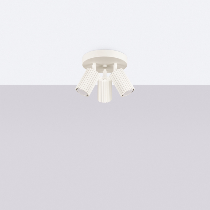 Brilagi - LED σποτ φωτιστικό CRESTO 3xGU10/10W/230V σε κρεμ απόχρωση