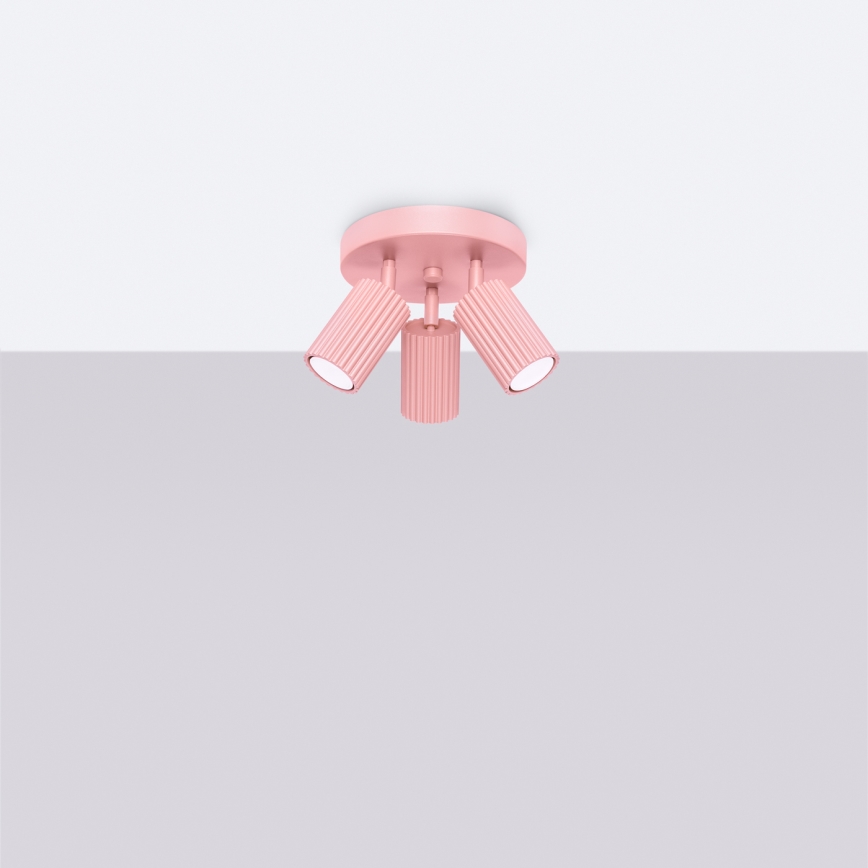 Brilagi - LED σποτ φωτιστικό CRESTO 3xGU10/10W/230V ροζ