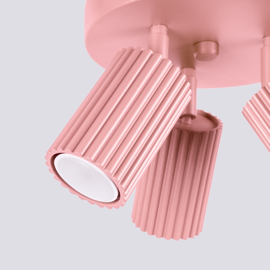 Brilagi - LED σποτ φωτιστικό CRESTO 3xGU10/10W/230V ροζ