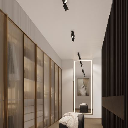 Brilagi - LED σποτ φωτιστικό CRESTO 3xGU10/10W/230V μαύρο