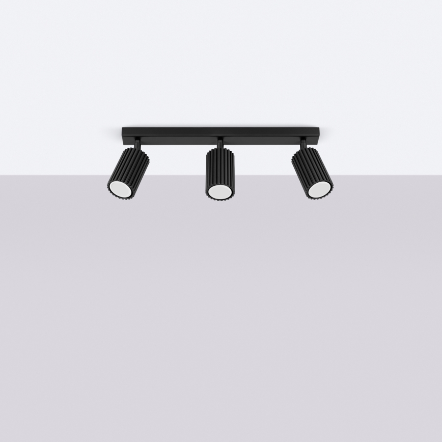 Brilagi - LED σποτ φωτιστικό CRESTO 3xGU10/10W/230V μαύρο