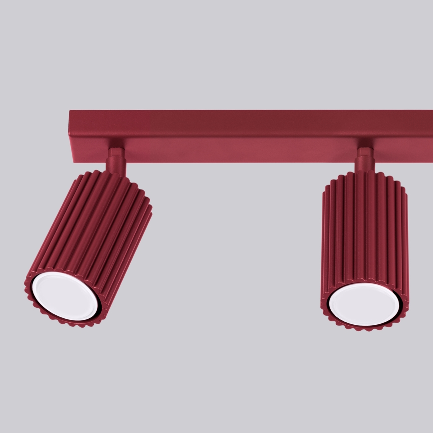 Brilagi - LED σποτ φωτιστικό CRESTO 3xGU10/10W/230V μπορντό