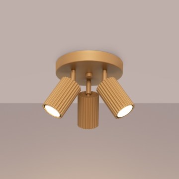 Brilagi - LED σποτ φωτιστικό CRESTO 3xGU10/10W/230V χρυσό