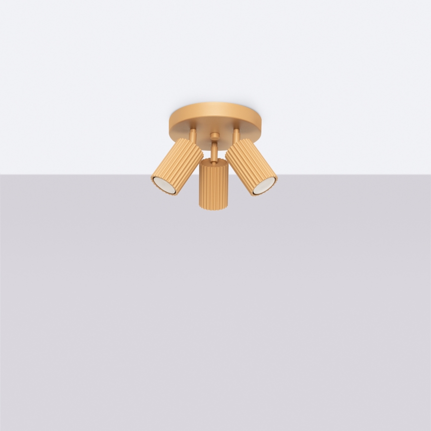 Brilagi - LED σποτ φωτιστικό CRESTO 3xGU10/10W/230V χρυσό