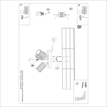 Brilagi - LED σποτ φωτιστικό CRESTO 3xGU10/10W/230V χρυσό