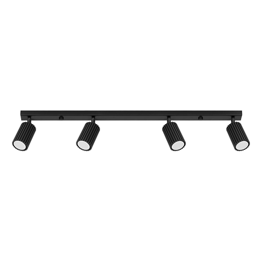 Brilagi - LED σποτ φωτιστικό CRESTO 4xGU10/10W/230V μαύρο