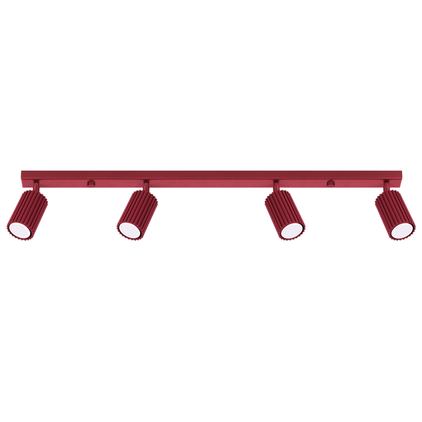Brilagi - LED σποτ φωτιστικό CRESTO 4xGU10/10W/230V μπουργουνδί