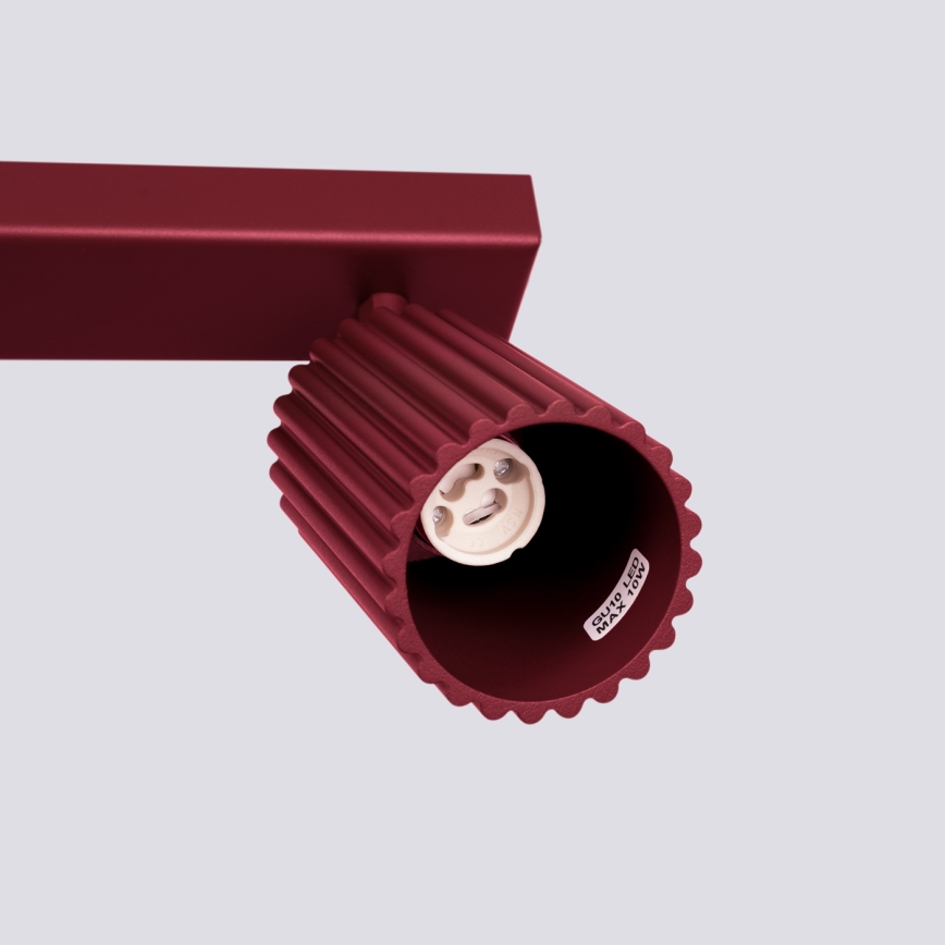 Brilagi - LED σποτ φωτιστικό CRESTO 4xGU10/10W/230V μπουργουνδί